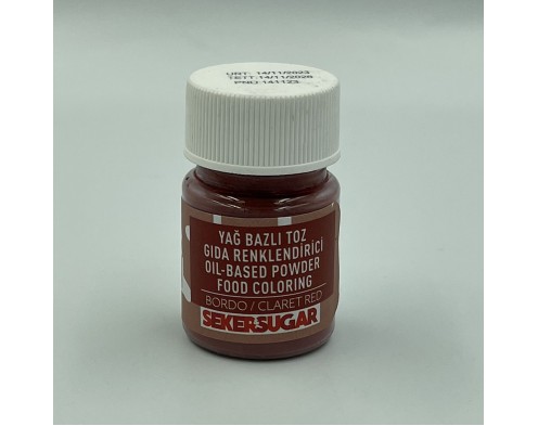  Барвник жиророзчинний порошковий Бордо 7 грамів Sekersugar