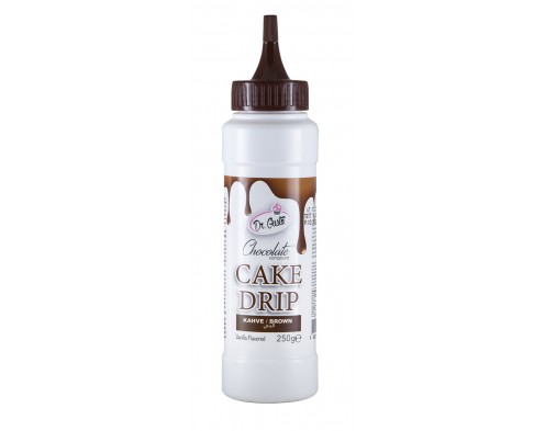 Глазур шоколадна (обтікаюча)  коричнева Cake Drip 250 грамів Dr.Gusto