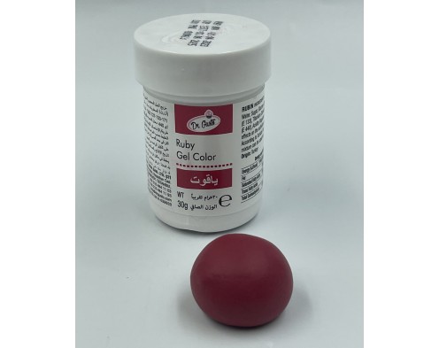  Гелевий барвник рубін Dr.Gusto 30 грамів