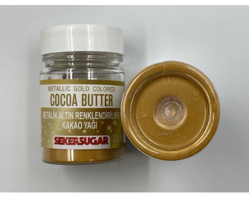Какао-масло Золото (30 грамів) Sekersugar
