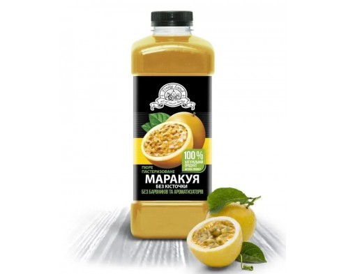 Маракуйя без кісточки пюре Fruity Land пастеризоване, 1 кг
