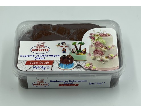 Мастика кондитерська для торта Коричнева, OVALETTE, Туреччина 0,5 кг (1 кг)