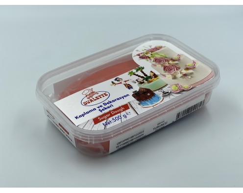  Мастика  кондитерська для торта Помаранчева OVALETTE, Туреччина 0,5 кг 