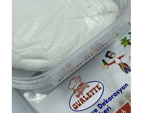 
              Мастика кондитерська  для торта Біла, OVALETTE Туреччина 0,5 кг              