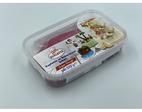 Мастика кондитерська для торта  Фуксия (малинова), OVALETTE, Туреччина 500 грамів