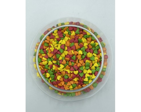 Посипка кондитерська Серця мікс № 1 (100 грамів)