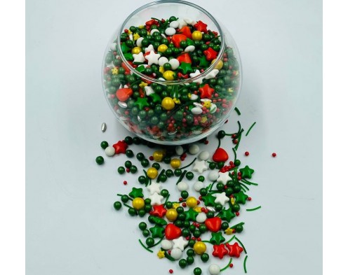 Посипка Мікс Новорічний (100 грамів)
