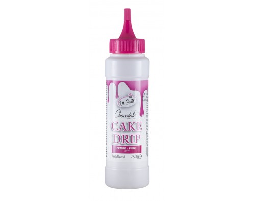 Глазур шоколадна (обтікаюча) рожева  Бебі Cake Drip 250 г Dr.Gusto